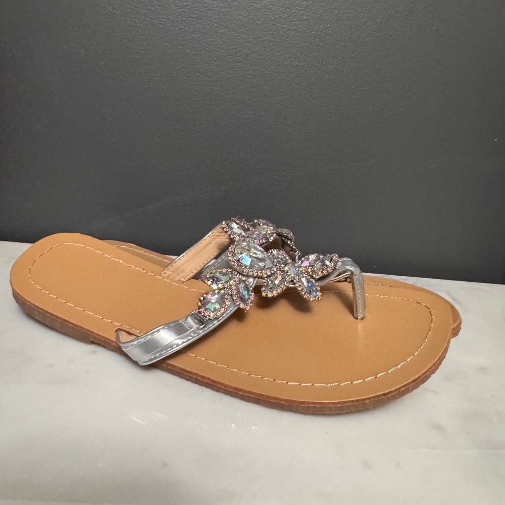 Bedazzled Jewel Sandals - Picture 4 of 5